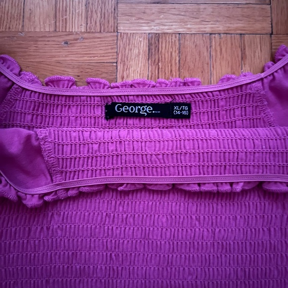 PINK PREPPY CROP TOP - Picture 2 of 2